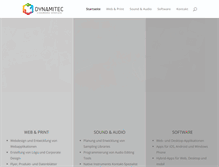 Tablet Screenshot of dynamitec.de